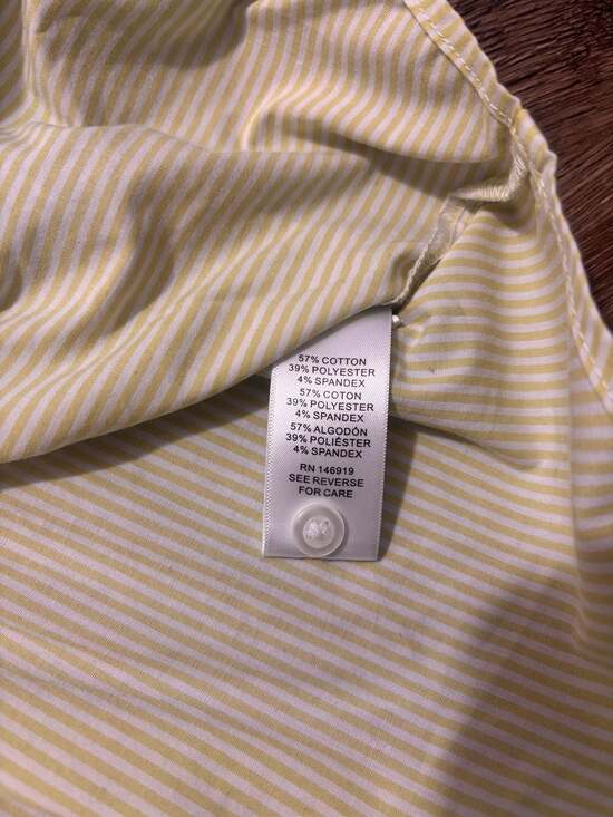 Casa Cabana Women's XL Mixed Stripe Colorblock Button Down Shirt - Picture 7 of 7